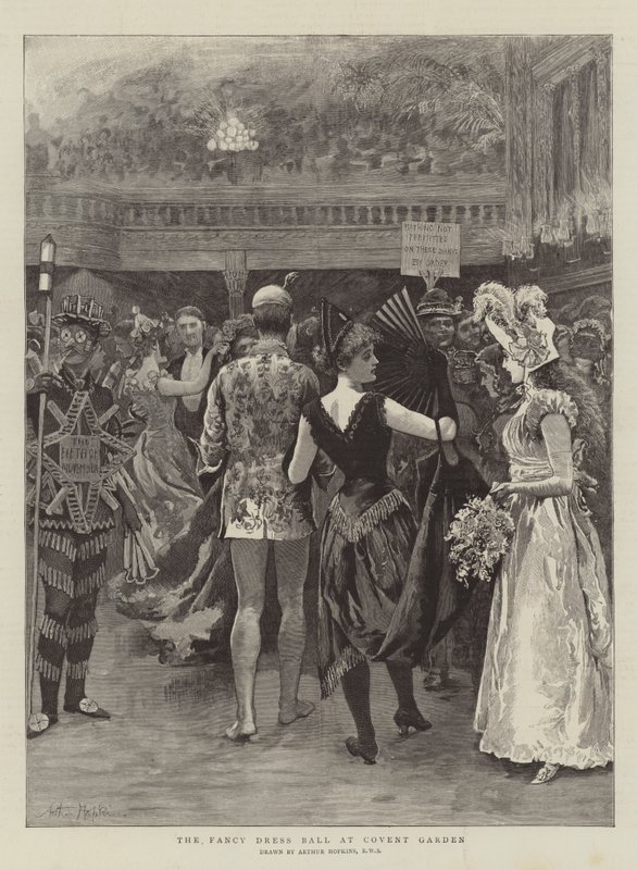 The Fancy Dress Ball i Covent Garden af Arthur Hopkins