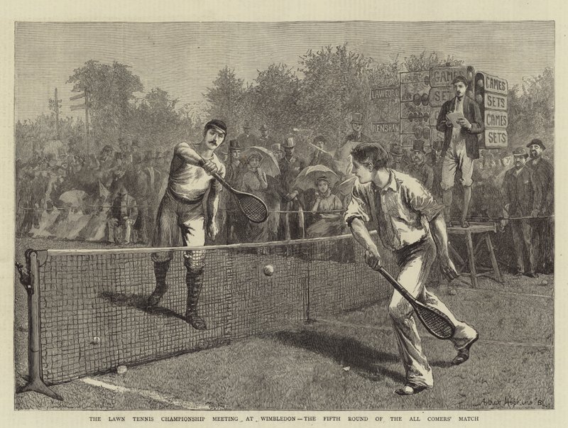 The Lawn Tennis Championship Meeting i Wimbledon, den femte runde af All Comers