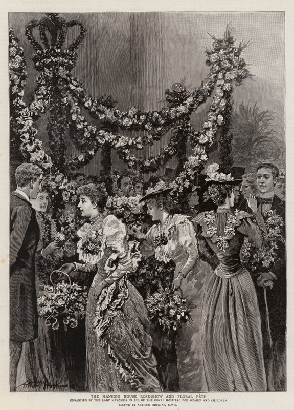 The Mansion House Rose-show og blomsterfest af Arthur Hopkins