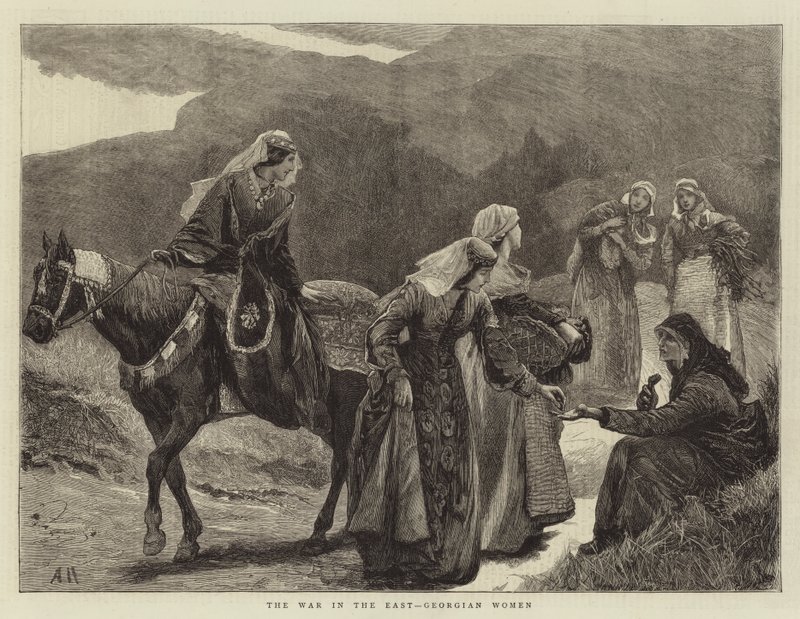 Krigen i øst, georgiske kvinder af Arthur Hopkins