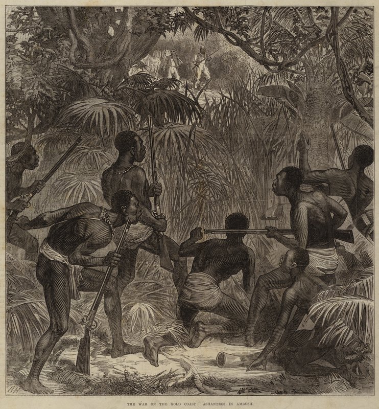 The War on the Gold Coast, Ashantees in Ambush af Arthur Hopkins