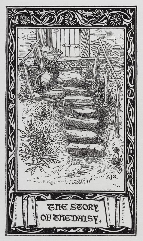 HC Andersen: Tusindfryden (litho) af Arthur Joseph Gaskin