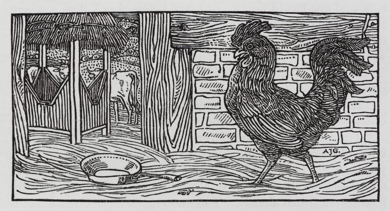 HC Andersen: "Der er ingen tvivl om det" (litho) af Arthur Joseph Gaskin