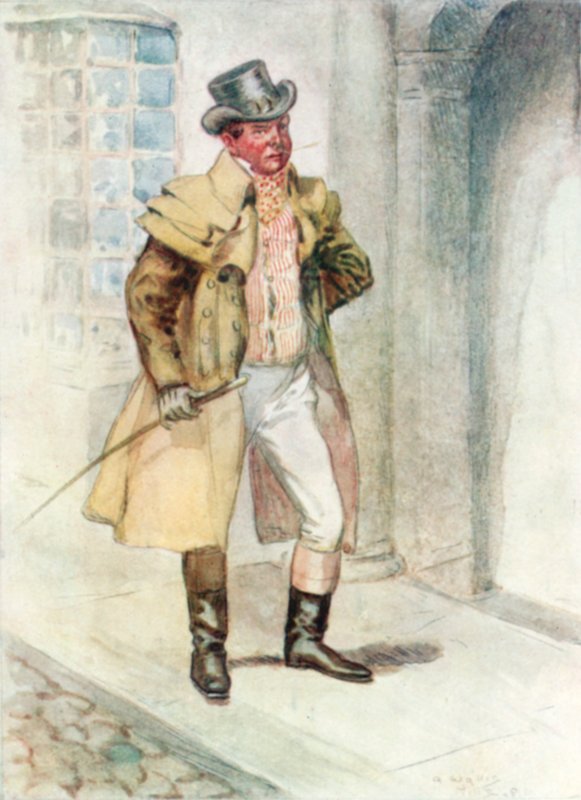 Illustration til Northanger Abbey af Jane Austen af Arthur Wallis Mills