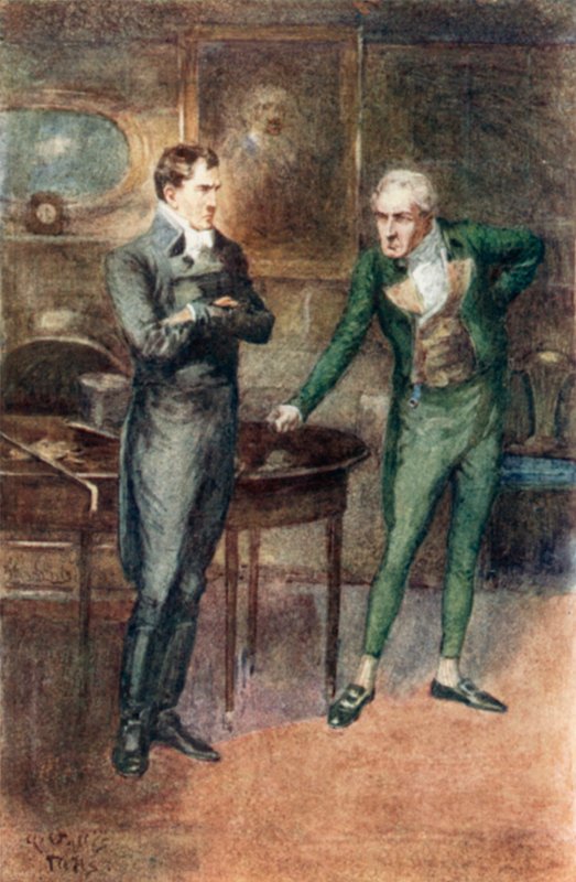 Illustration til Northanger Abbey af Jane Austen af Arthur Wallis Mills