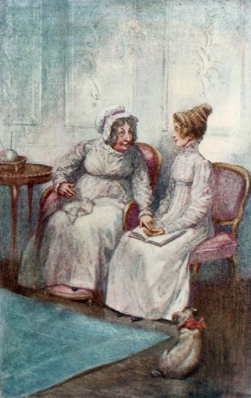 Illustration til Northanger Abbey af Jane Austen af Arthur Wallis Mills