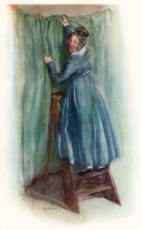 Illustration til Northanger Abbey af Jane Austen af Arthur Wallis Mills