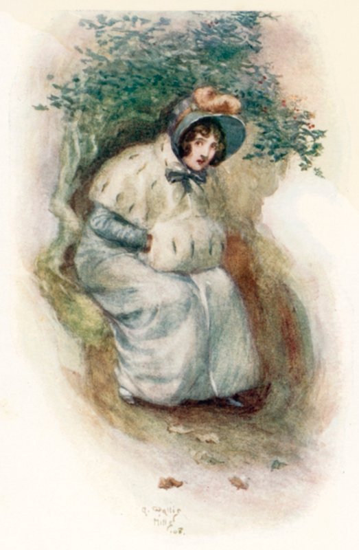 Illustration for Persuasion af Jane Austen af Arthur Wallis Mills