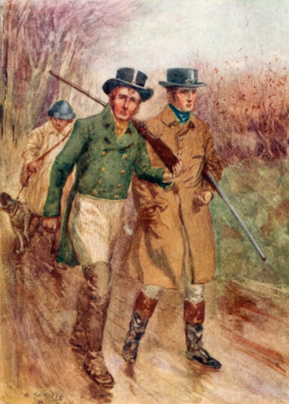 Illustration for Persuasion af Jane Austen af Arthur Wallis Mills