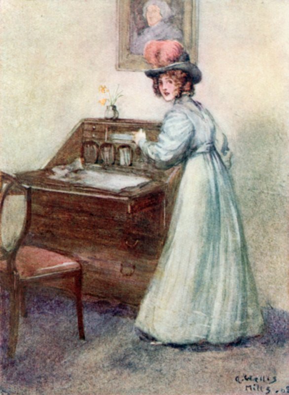 Illustration for Persuasion af Jane Austen af Arthur Wallis Mills