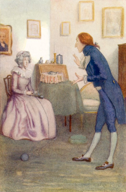 Illustration til Pride and Prejudice af Jane Austen af Arthur Wallis Mills