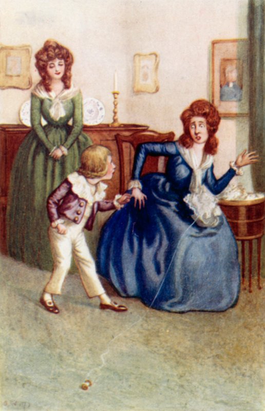 Illustration til Pride and Prejudice af Jane Austen af Arthur Wallis Mills