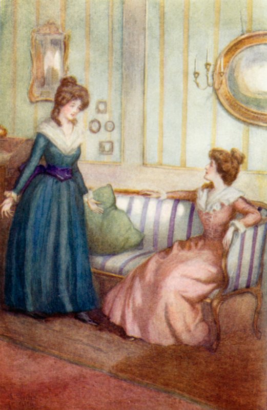 Illustration til Pride and Prejudice af Jane Austen af Arthur Wallis Mills