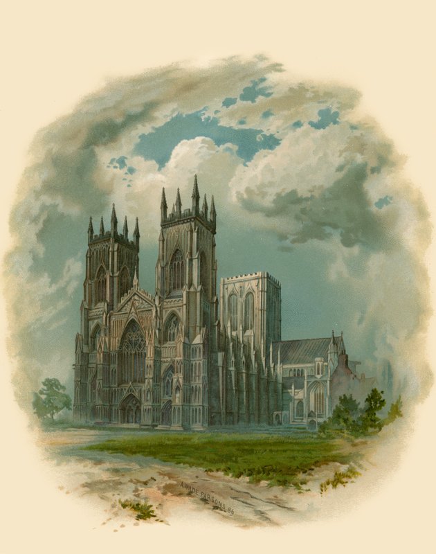 York Minster, vestlige forside af Arthur Wilde Parsons
