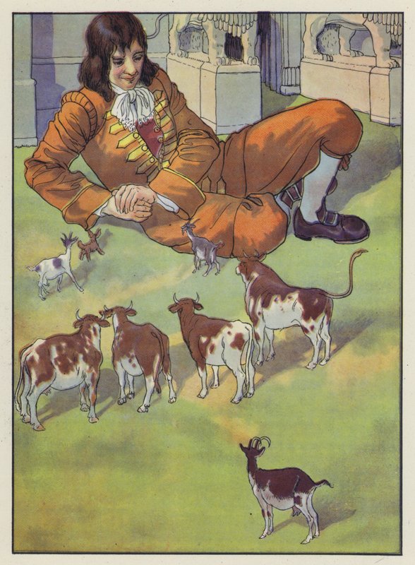 Illustration til Gullivers rejser af Jonathan Swift af Artus Scheiner