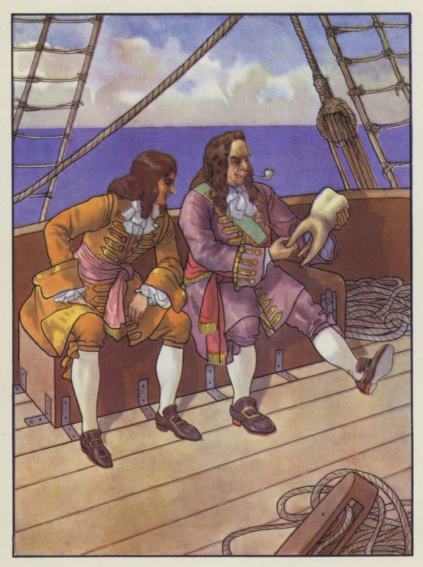 Illustration til Gullivers Travels af Jonathan Swift af Artus Scheiner