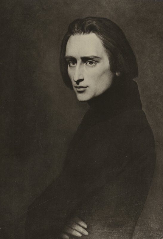 Franz Liszt, ungarnsk komponist af Ary Scheffer