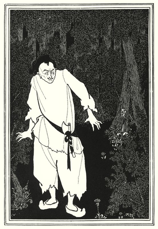 Ali Baba i skoven af Aubrey Beardsley