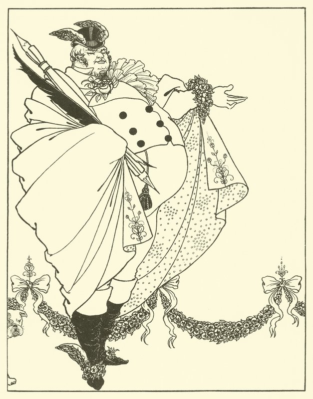 Indholdsside, Savoyen nr. 1 (litografi) af Aubrey (after) Beardsley