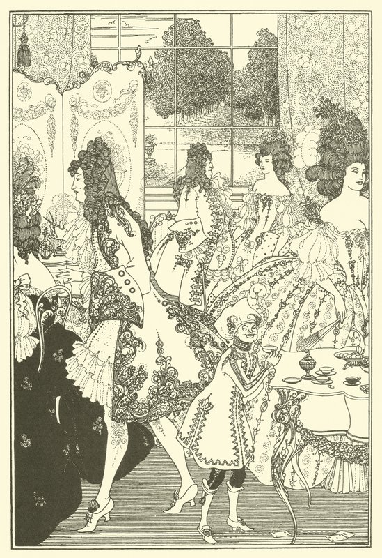 Låsens voldtægt (litografi) af Aubrey (after) Beardsley