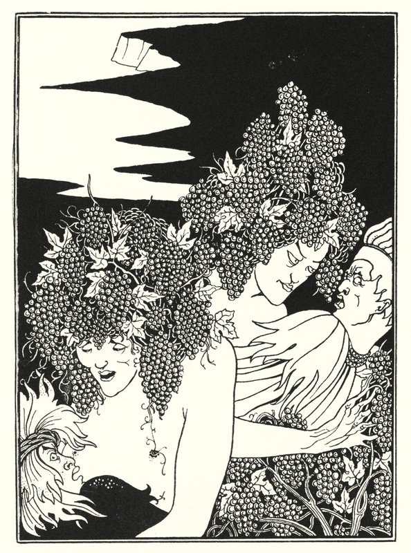 The Snare of Vintage (gravering) af Aubrey (after) Beardsley