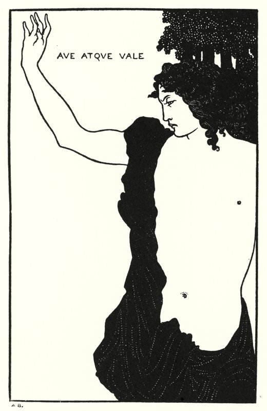Hail And Goodbye, Catullus, Carmen Ci af Aubrey Beardsley