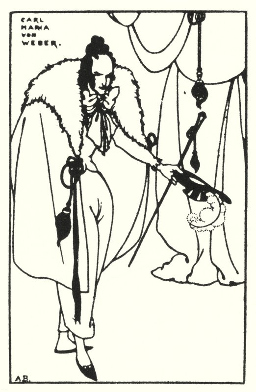 Carl Maria von Weber af Aubrey Beardsley