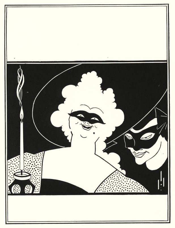 Omslagsdesign til "The Yellow Book", bind I af Aubrey Beardsley