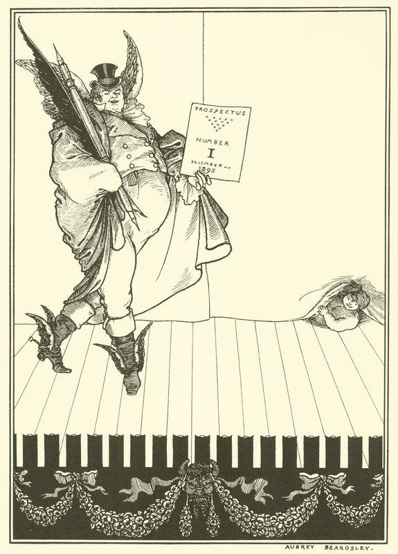 Designprospekt for Savoyen af Aubrey Beardsley