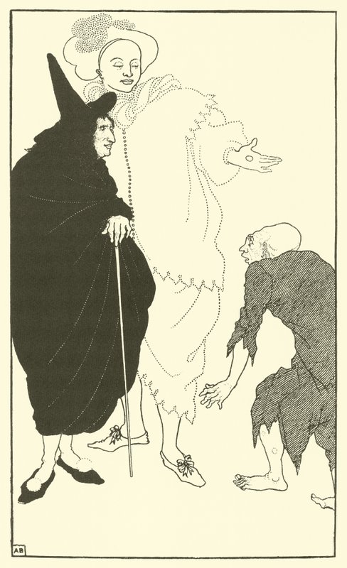 Don Juan, Sganarelle og Tiggeren af Aubrey Beardsley