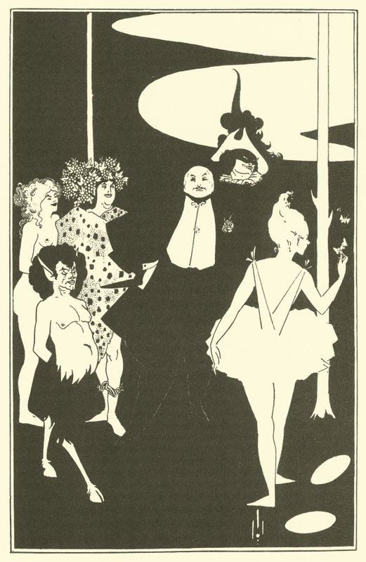 Frontispice, Skuespil af John Davidson, 1893 af Aubrey Beardsley
