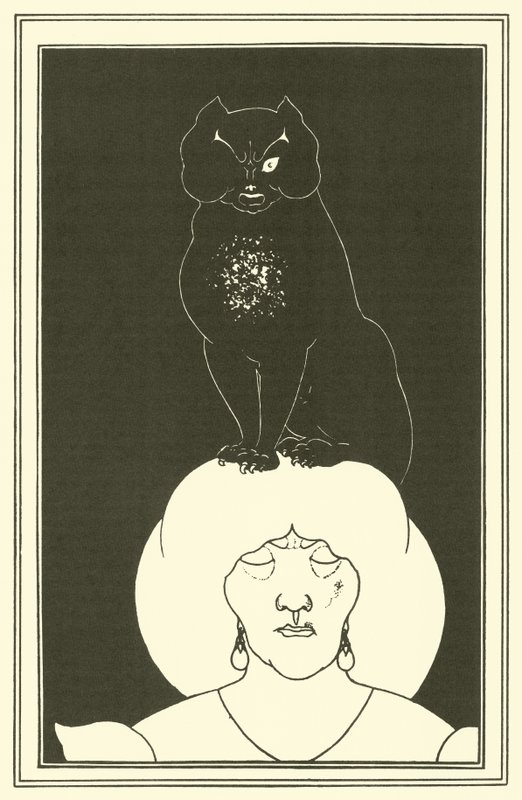 Den sorte kat af Aubrey Beardsley