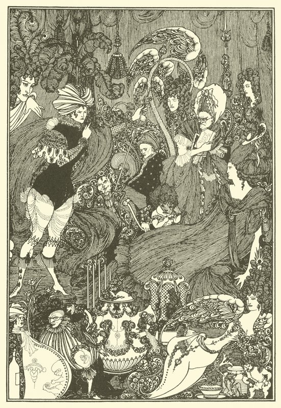 Hulen med milten af Aubrey Beardsley