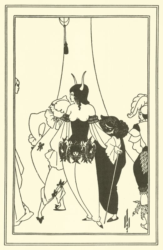 Den røde døds maske af Aubrey Beardsley