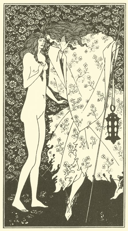 Den mystiske rosenhave af Aubrey Beardsley