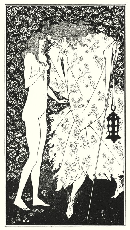 Den mystiske rosenhave af Aubrey Beardsley
