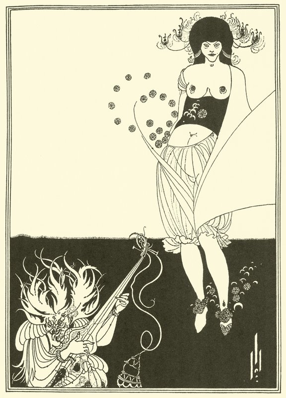 Mavedansen af Aubrey Beardsley