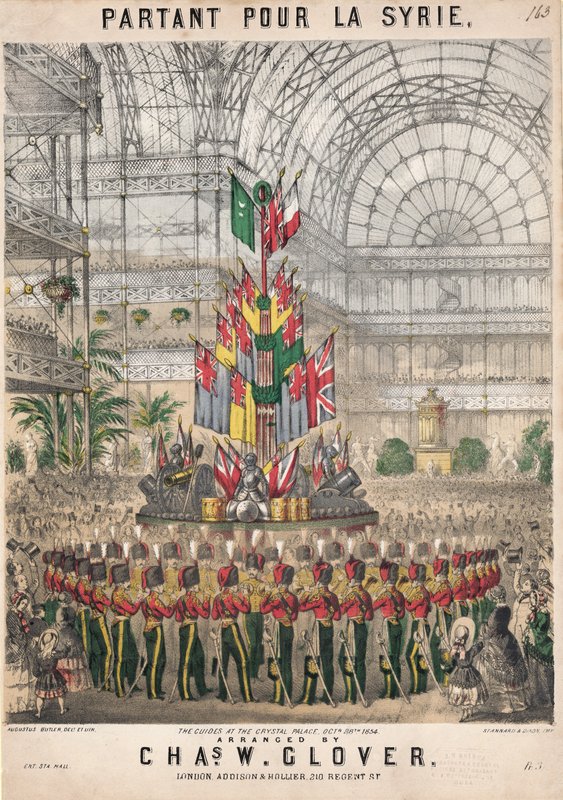 Afrejse til Syrien. Crystal Palace, 28. oktober 1854 af Augustus Butler