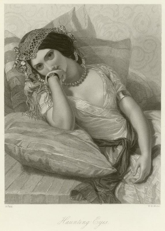 Spøgende øjne af Augustus Leopold Egg