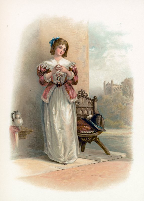 Anne Page fra The Merry Wives of Windsor af Augustus Wall Callcott