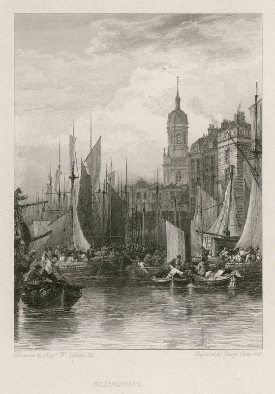 Billingsgate af Augustus Wall Callcott