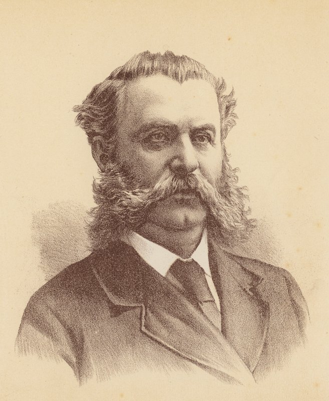 Kaptajn Frederic Henry Trouton (farvelitografi) af Australian School