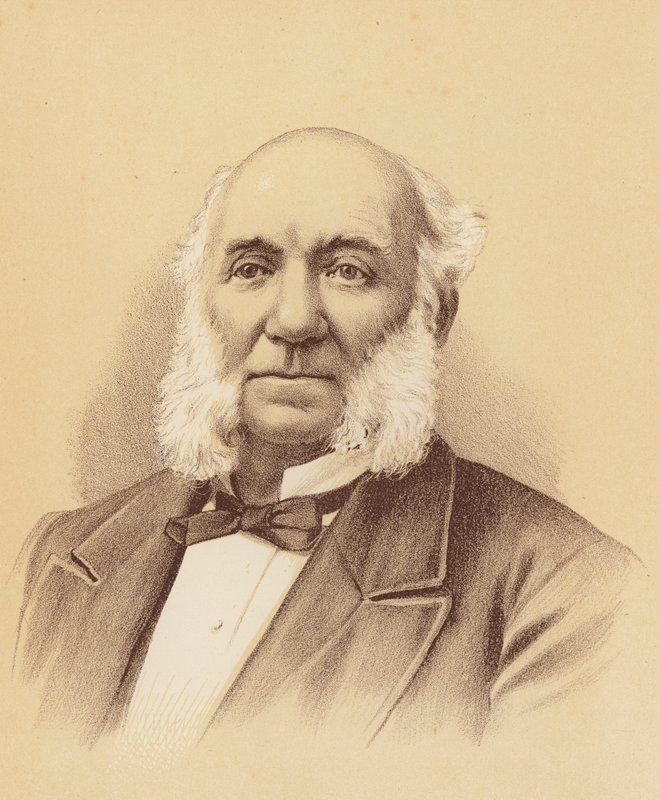 Kaptajn Thomas Stephenson Rowntree (farvelitografi) af Australian School