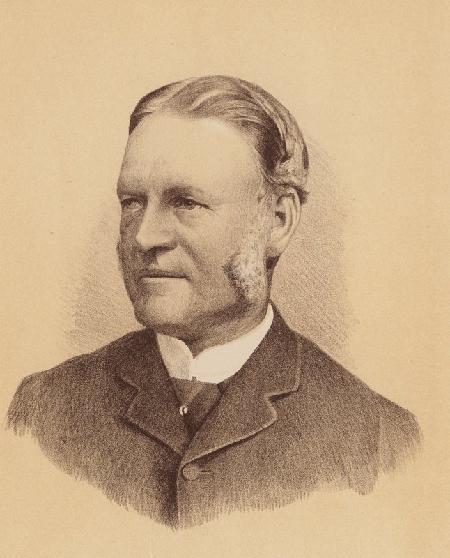 George Allen Mansfield (farvelitografi) af Australian School
