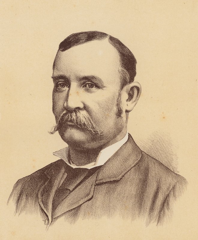 George Cumberlege Loughnan (farvelitografi) af Australian School