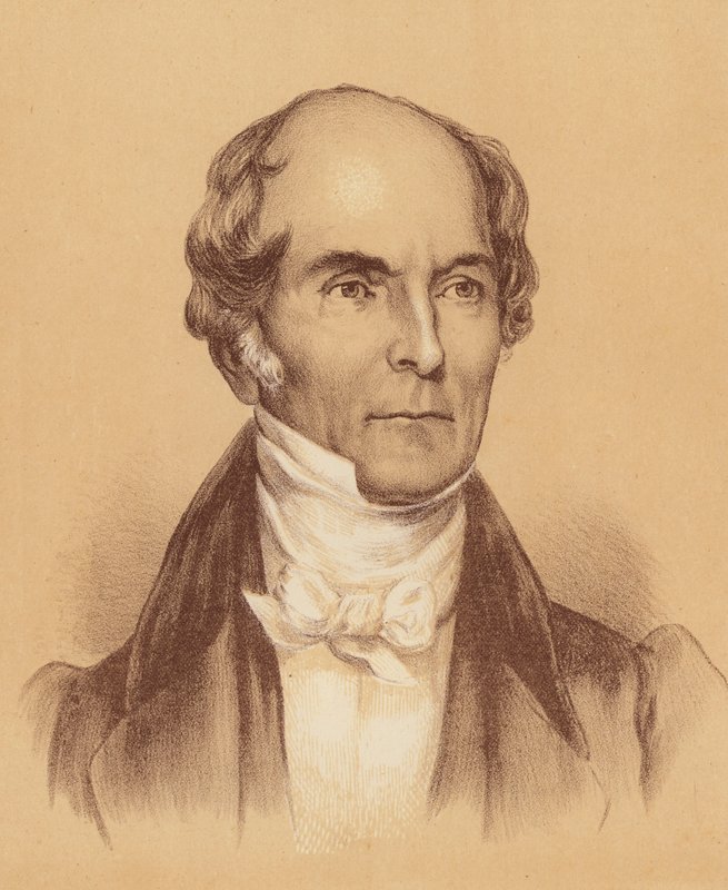 Sir Francis Forbes, første højesteretsdommer i New South Wales (farvelitografi) af Australian School