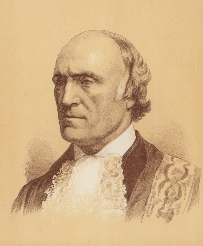 Sir Terence Aubrey Murray, tidligere formand for det lovgivende råd (farvelitografi) af Australian School