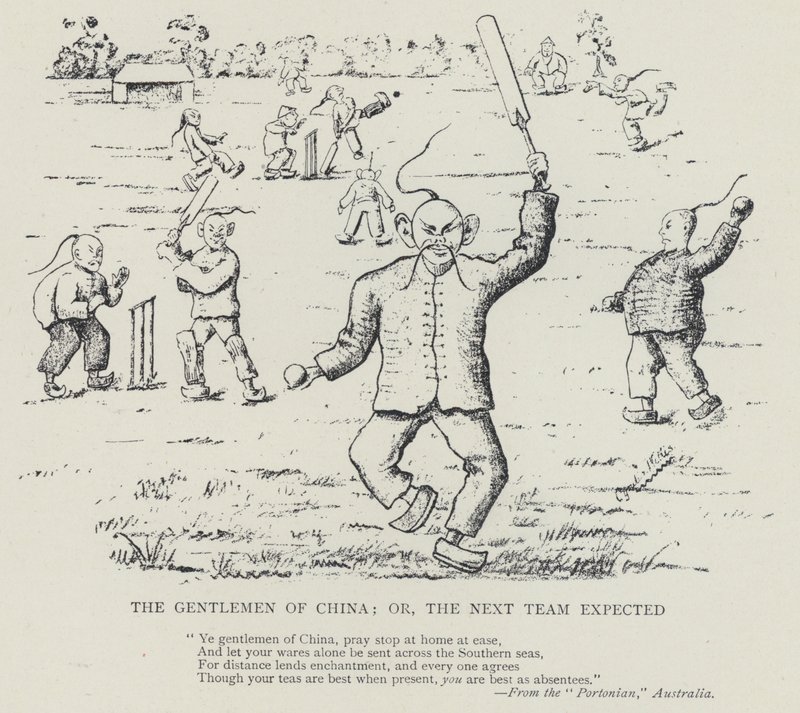 The Gentlemen of China, eller det næste hold forventet (litho) af Australian School