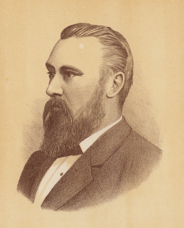 William John Lyne (farvelitografi) af Australian School
