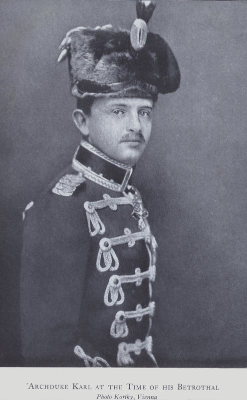 Ærkehertug Karl, senere Karl I, kejser af Østrig (s/h foto) af Austrian Photographer